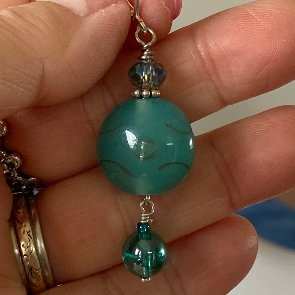 Lampwork Glass Earrings